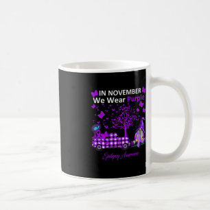 In November We Wear Purple Epilepsy Awareness Gift Coffee Mug
