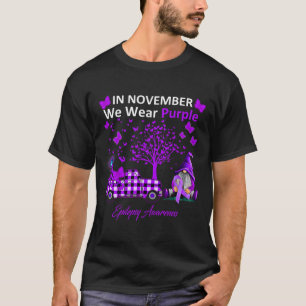 In November We Wear Purple Epilepsy Awareness Gift T-Shirt