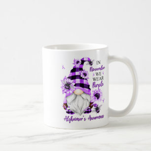 In November We Wear Purple Gnomes Heimerheimer Awa Coffee Mug