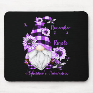 In November We Wear Purple Gnomes Heimerheimer Awa Mouse Mat