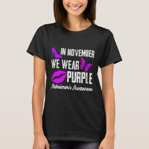 In November We Wear Purple Heimerheimer´s Awarenes T-Shirt
