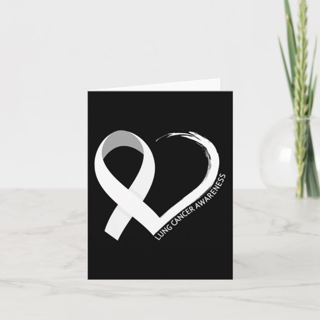 In November We Wear White Lung Cancer Awareness Mo Card (Front)