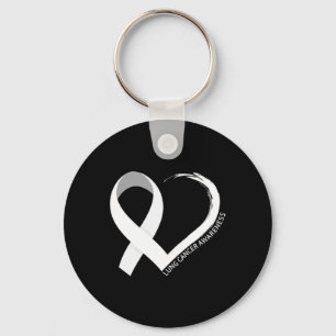 In November We Wear White Lung Cancer Awareness Mo Key Ring