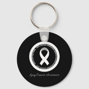 In November We Wear White Lung Cancer Awareness Mo Key Ring
