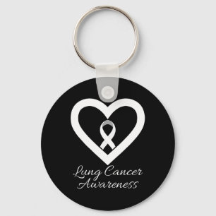 In November We Wear White Lung Cancer Awareness Mo Key Ring