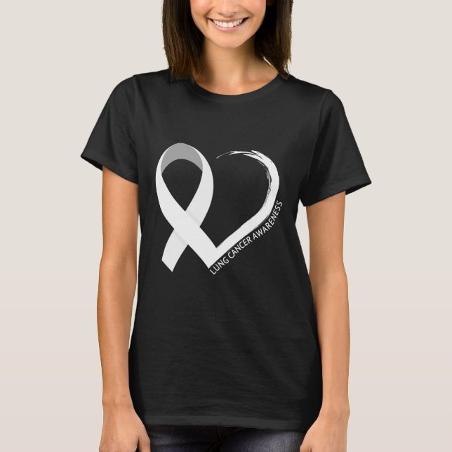 In November We Wear White Lung Cancer Awareness Mo T-Shirt (Front)