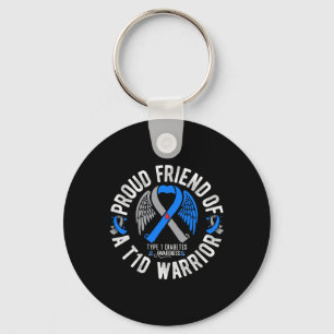 In November We Wear White Lung Cancer Awareness Ri Key Ring