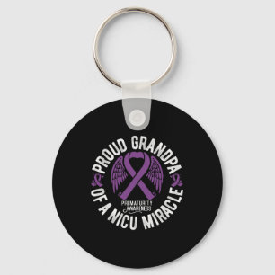In November We Wear White Lung Cancer Awareness Ri Key Ring