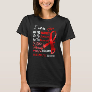 In October I Wear Red For Epidermolysis Bullosa Re T-Shirt