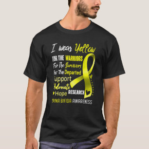 In October I Wear Yellow For Spina Bifida Awarenes T-Shirt