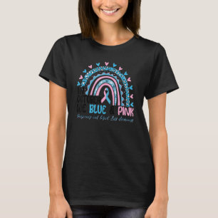 In October We Pink And Blue Leopard Rainbow SIDS A T-Shirt