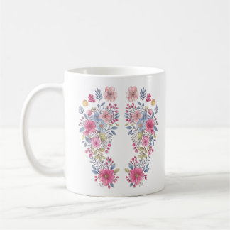 in october we weak pink design coffee mug