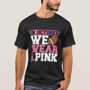 In October We Wear K Breast Cancer Support T-Shirt
