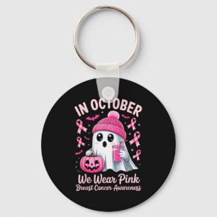 In October We Wear Nk Breast Cancer Awareness Hall Key Ring