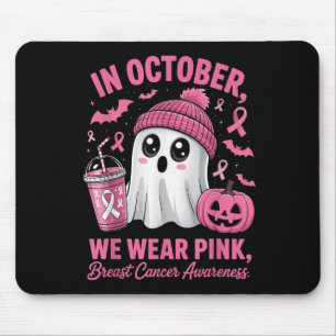 In October We Wear Nk Breast Cancer Awareness Hall Mouse Mat