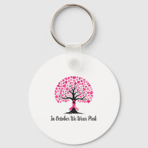 In October We Wear Nk Breast Cancer Awareness Key Ring