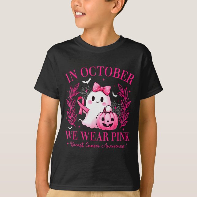 In October We Wear Nk Breast Cancer Awareness Nk G T-Shirt (Front)