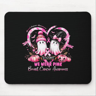 In October We Wear Nk Breast Cancer Heart Dragonfl Mouse Mat