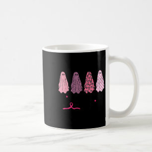 In October We Wear Nk Ghost Boo Halloween Breast C Coffee Mug