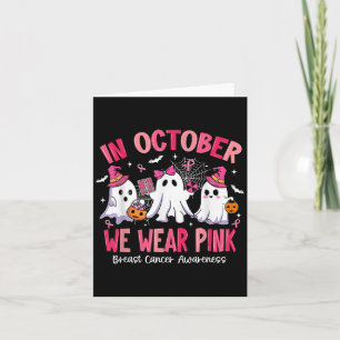 In October We Wear Nk Radiology Breast Cancer Card