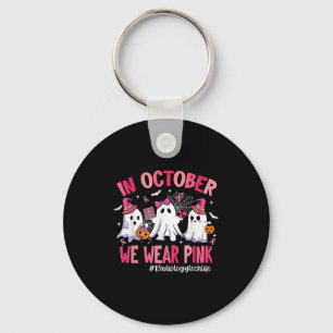 In October We Wear Nk Radiology Tech Life Breast C Key Ring