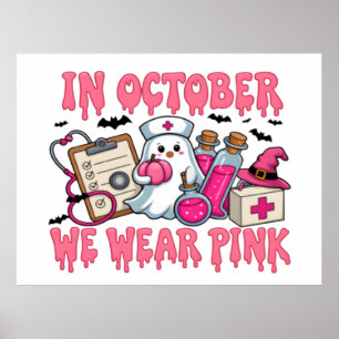 In October, We Wear Pink 2025 — Join the Movement  Poster