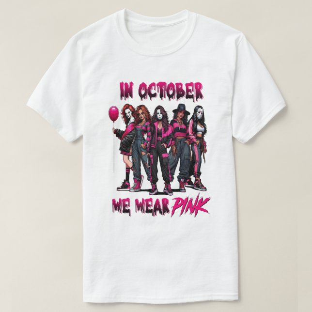 In October, We Wear Pink 2025 — Join the Movement  T-Shirt (Design Front)