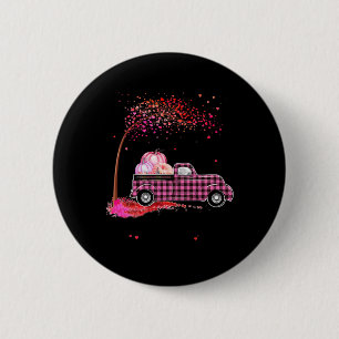 In October We Wear Pink Breast Cancer Awareness Au 6 Cm Round Badge