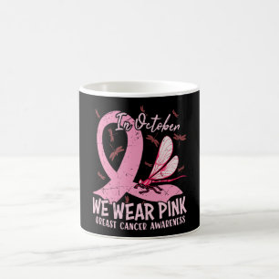 In October We Wear Pink Breast Cancer Awareness Coffee Mug