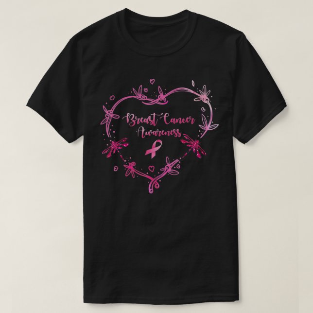 In October We Wear Pink Breast Cancer Awareness Dr T-Shirt (Design Front)