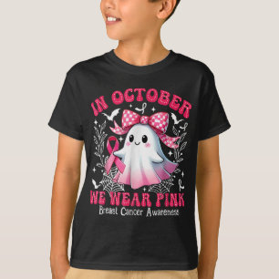 In October We Wear Pink Breast Cancer Awareness Ha T-Shirt