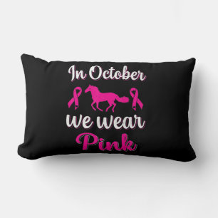 In-October We Wear-Pink Breast Cancer Awareness Ho Lumbar Cushion