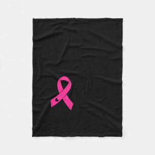 In October We Wear Pink Breast Cancer Awareness Su Fleece Blanket
