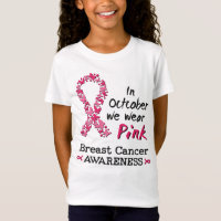 In October we wear pink Breast Cancer Awareness