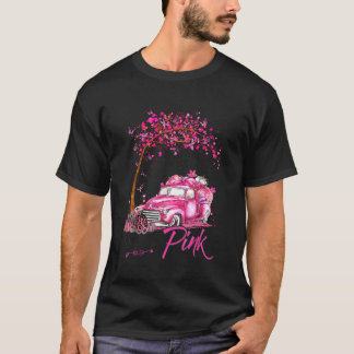 In October We Wear Pink Car Pumpkin Breast Cancer  T-Shirt