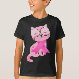 In October We Wear Pink Cat Lovers Breast Cancer A T-Shirt