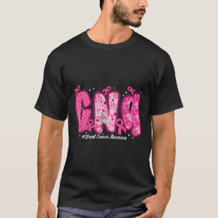 In October We Wear Pink Cna Nurse Breast Cancer Aw T-Shirt