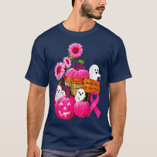 In October We Wear Pink Ghosts & Pumpkins For Brea T-Shirt