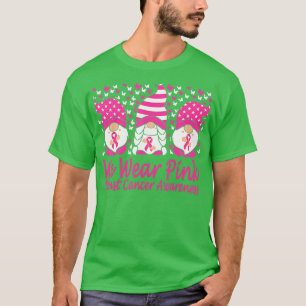In October We Wear Pink Gnome Breast Cancer Awaren T-Shirt