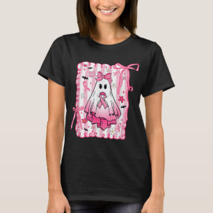 In October We Wear Pink Halloween Breast Cancer Aw T-Shirt