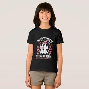 In October We Wear Pink Halloween Witch Tri-Blend Shirt