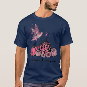 In October We Wear Pink Hummingbird Breast Cancer T-Shirt
