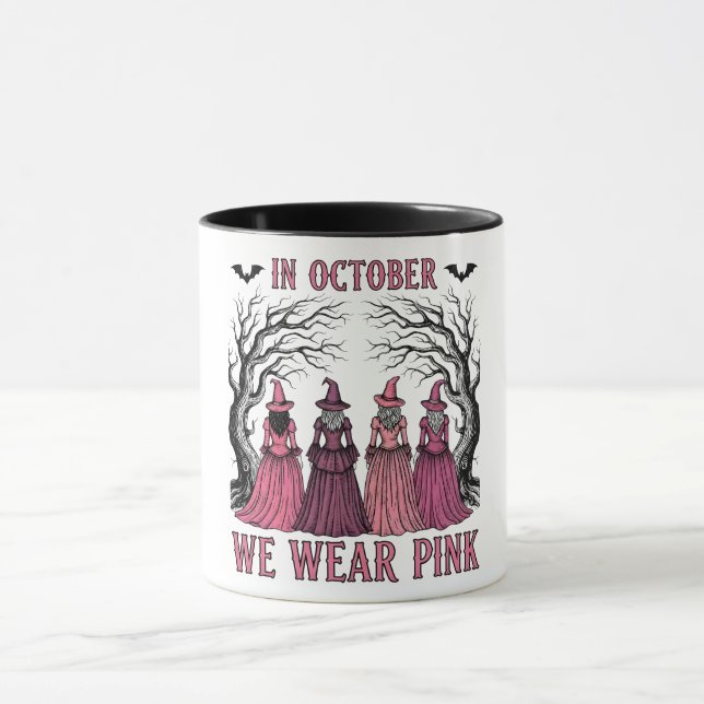 In October We Wear Pink  Mug (Center)