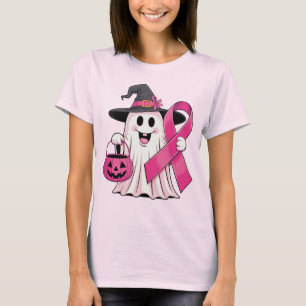 In October We Wear Pink, Pumpkins And Butterflies T-Shirt