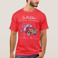 In October We Wear Pink Ribbon Leopard Truck Breas