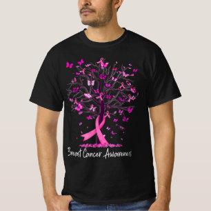 In October We Wear Pink Ribbon Tree Breast Cancer T-Shirt