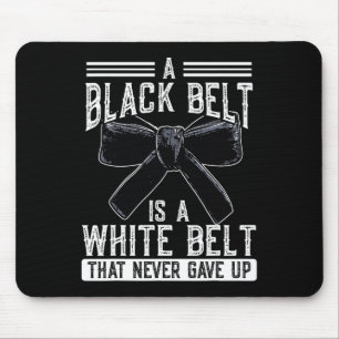 In October We Wear Pink Russian Blue Cat Warrior B Mouse Mat