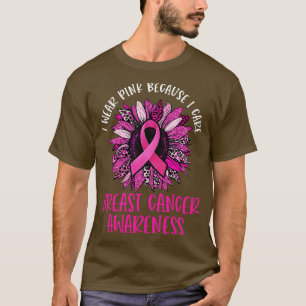 In October We Wear Pink Sunflower Awareness T-Shirt