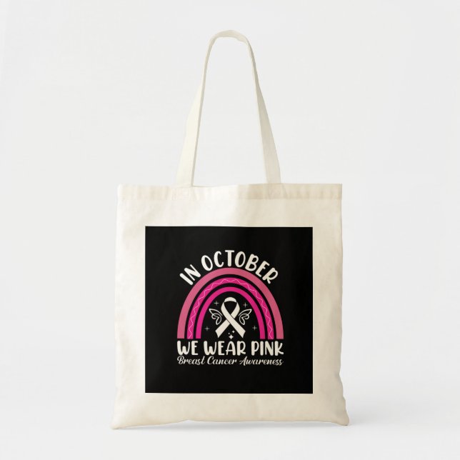In october we wear pink tote bag (Front)