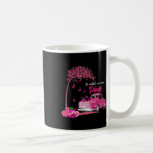 In October We Wear Pink Truck Breast Cancer Awaren Coffee Mug